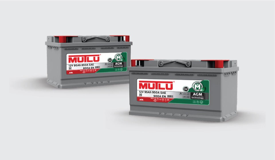 Car Battery MUTLU 80Ah 800A EN - AGM Start Stop : : Automotive